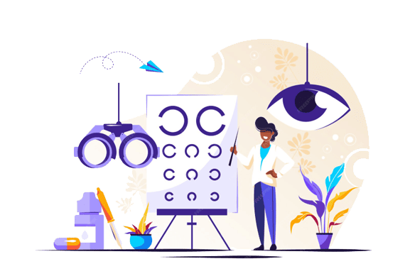 ویزیت پزشک متخصص چشم در منزل